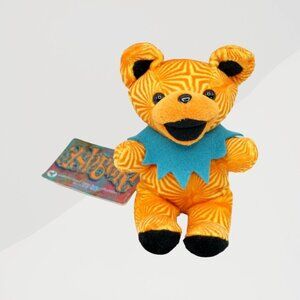 Vintage 90's‎ LIQUID BLUE Grateful Dead Bear Collectibles Ashbury Plush 7"